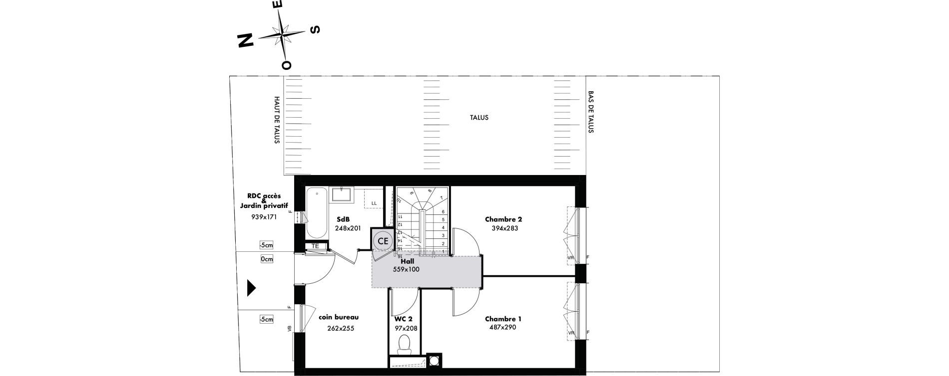 Maison T3 de 78,04 m2 &agrave; Gap Romette