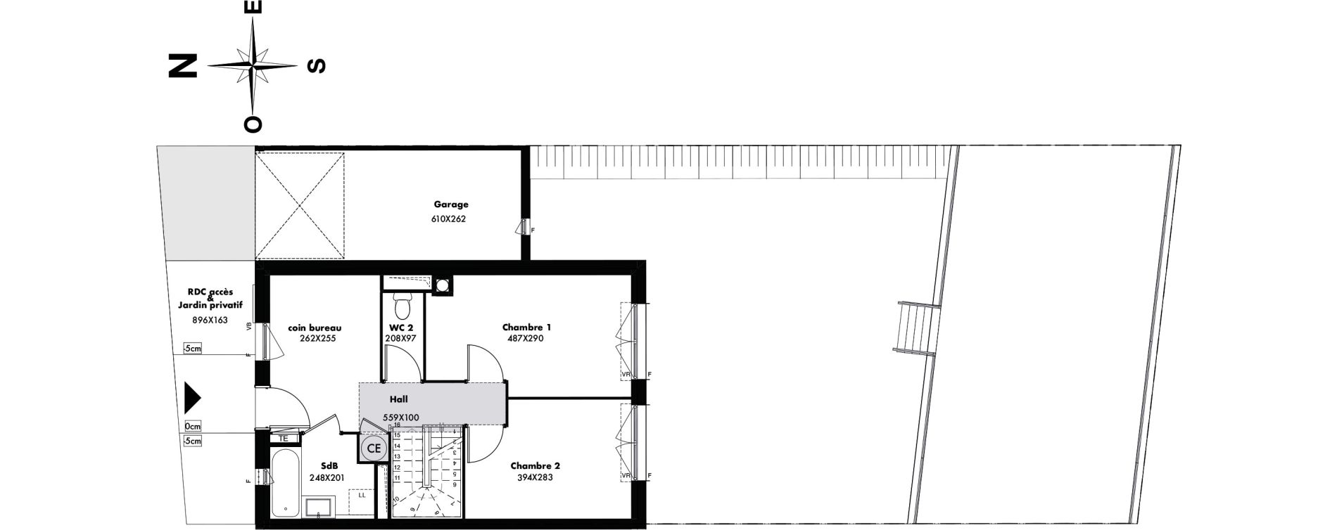 Maison T4 de 88,30 m2 &agrave; Gap Romette