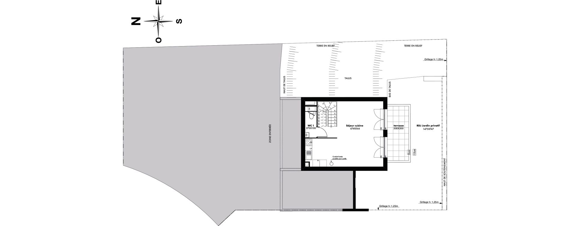 Maison T3 de 76,17 m2 &agrave; Gap Romette