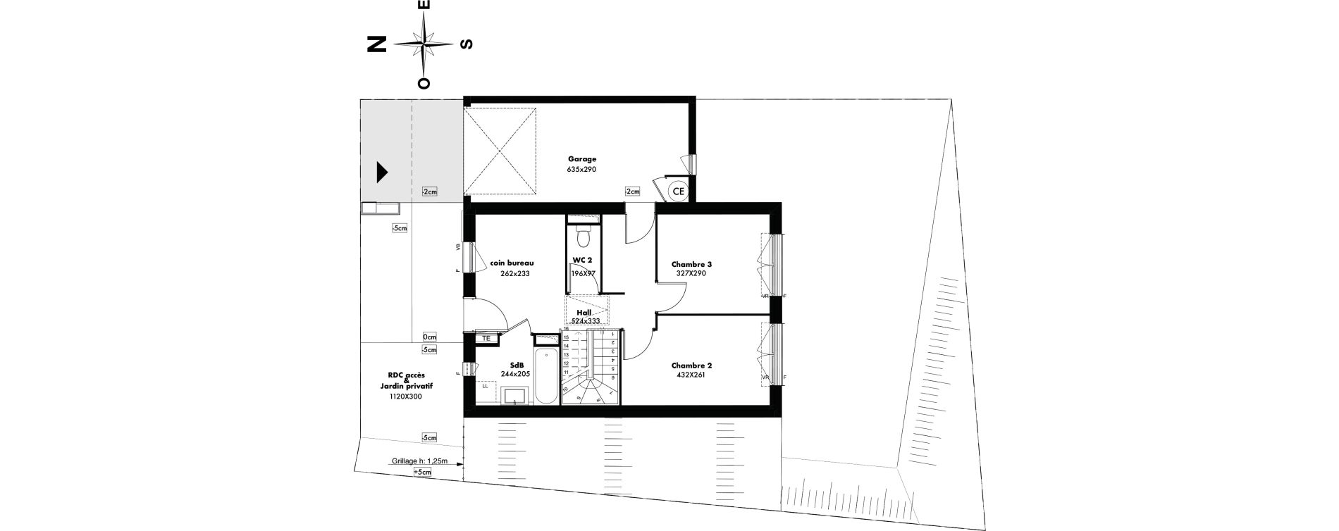 Maison T4 de 93,53 m2 &agrave; Gap Romette