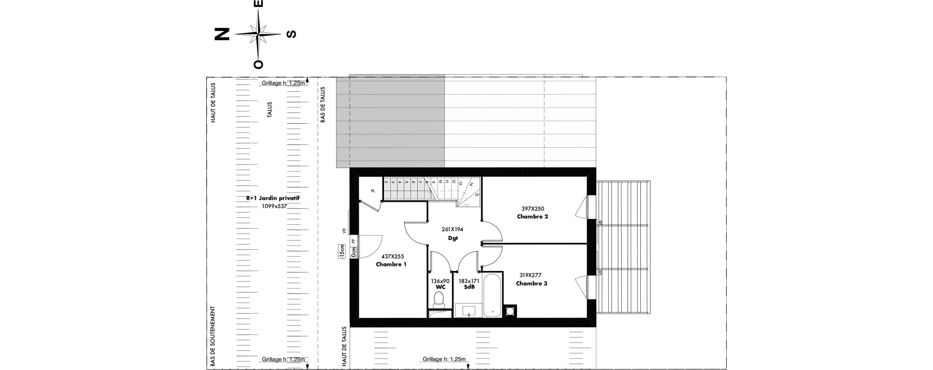Maison T4 de 81,47 m2 &agrave; Gap Romette