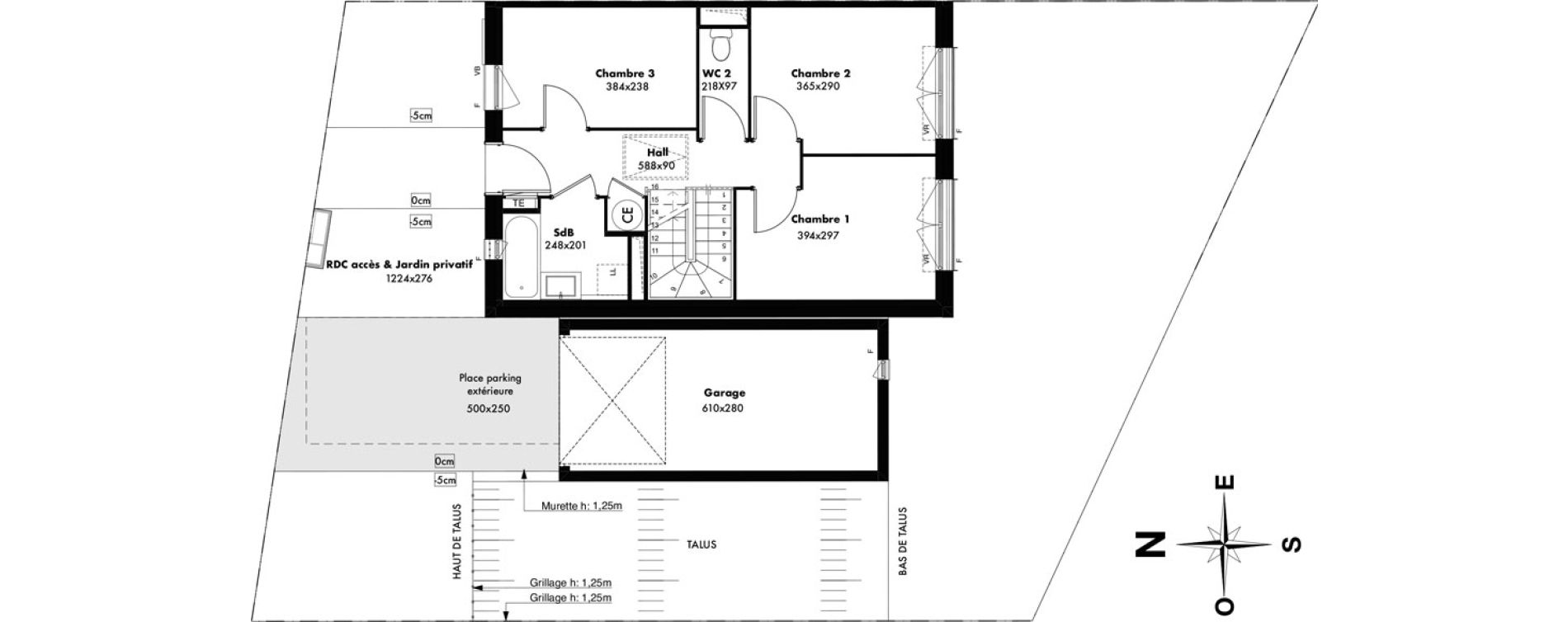 Appartement T4 de 78,18 m2 &agrave; Gap Romette