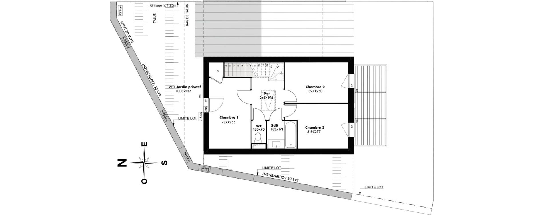 Appartement T4 de 81,47 m2 &agrave; Gap Romette