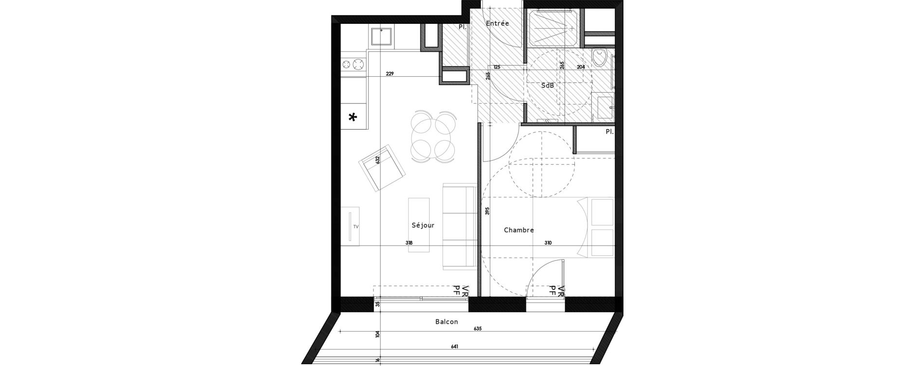 Appartement T2 de 39,15 m2 &agrave; Gap Gap centre