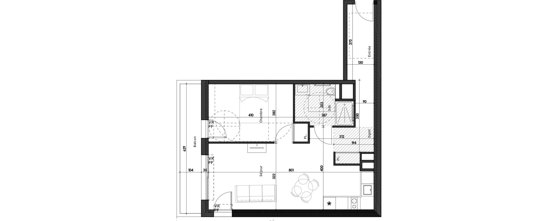 Appartement T2 de 51,40 m2 &agrave; Gap Gap centre