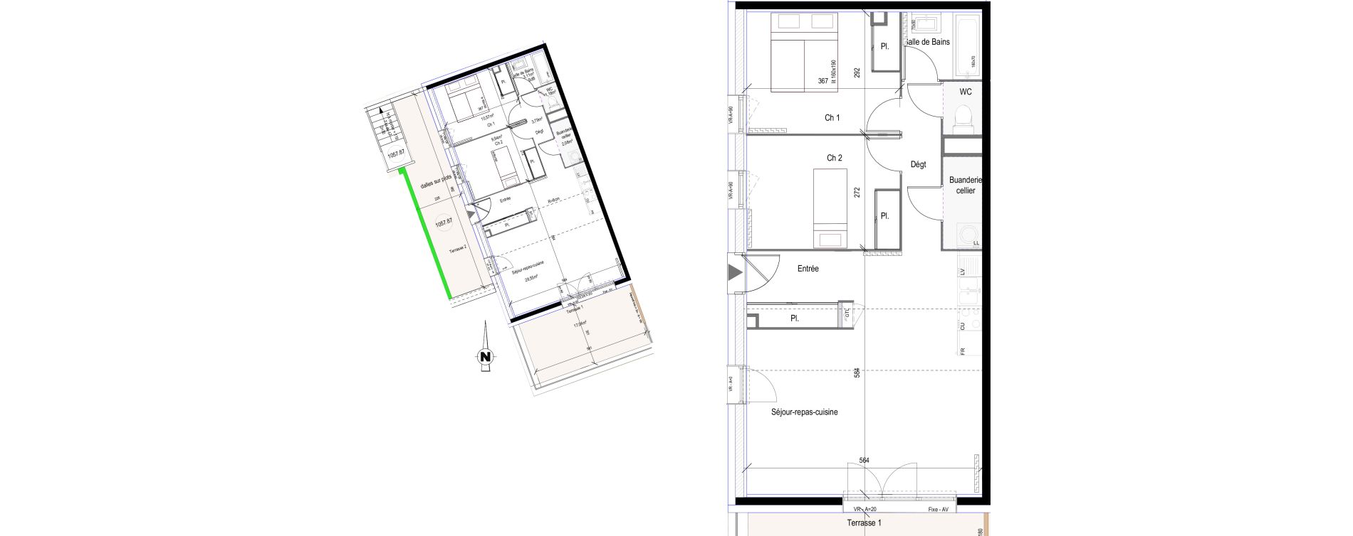 Appartement T3 de 63,13 m2 &agrave; Saint-Bonnet-En-Champsaur Centre