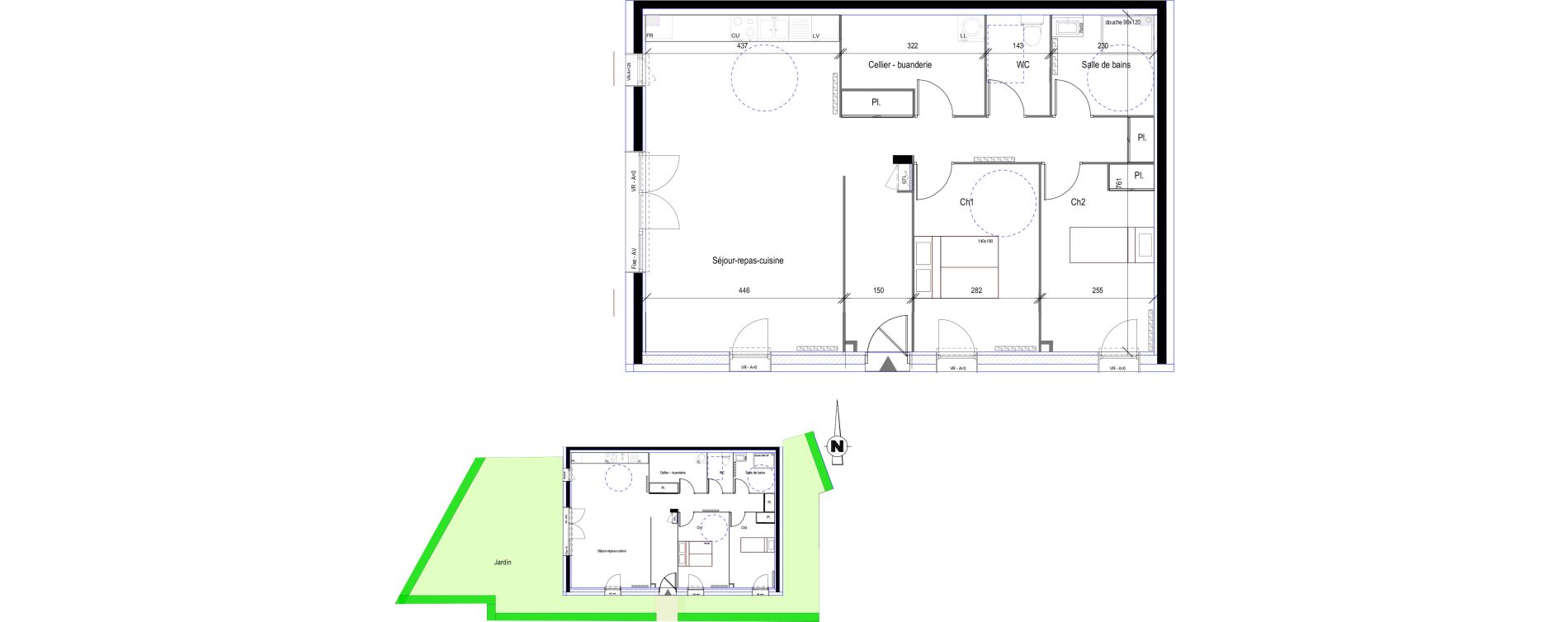 Appartement T3 de 85,22 m2 &agrave; Saint-Bonnet-En-Champsaur Centre