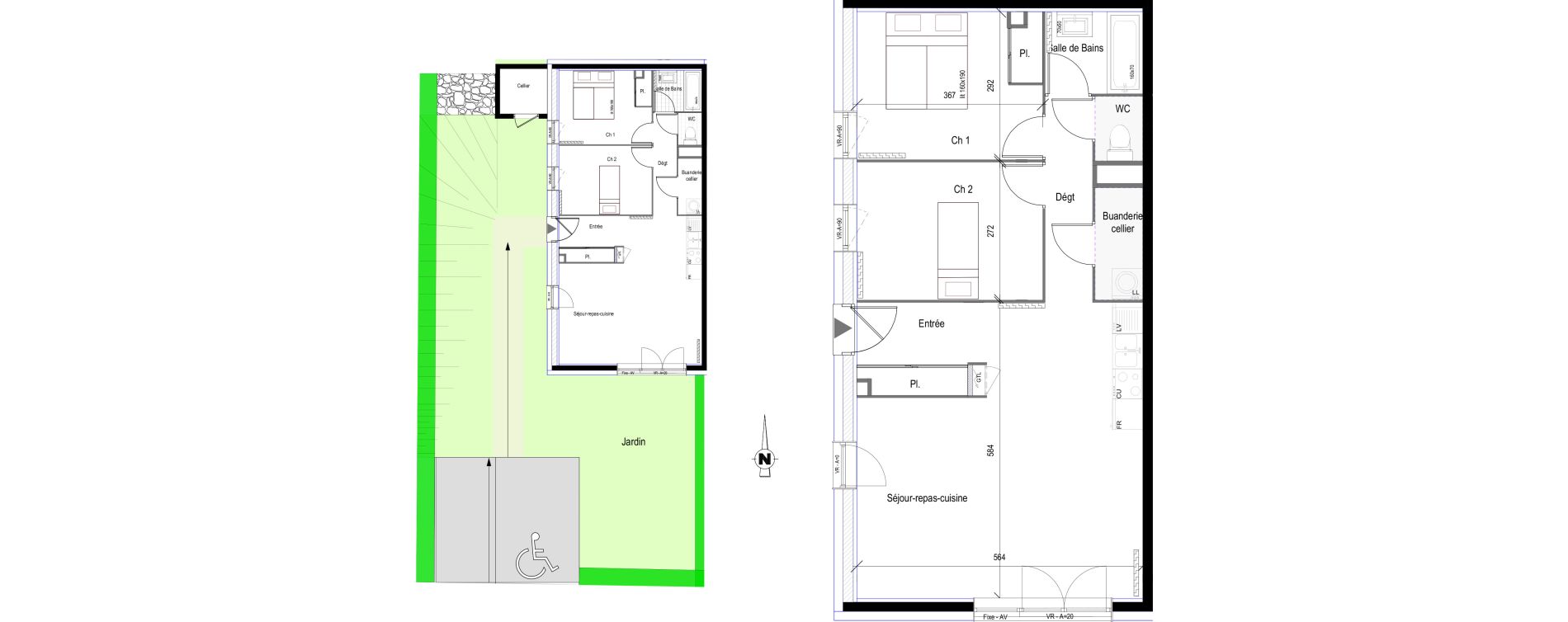 Appartement T3 de 63,25 m2 &agrave; Saint-Bonnet-En-Champsaur Centre