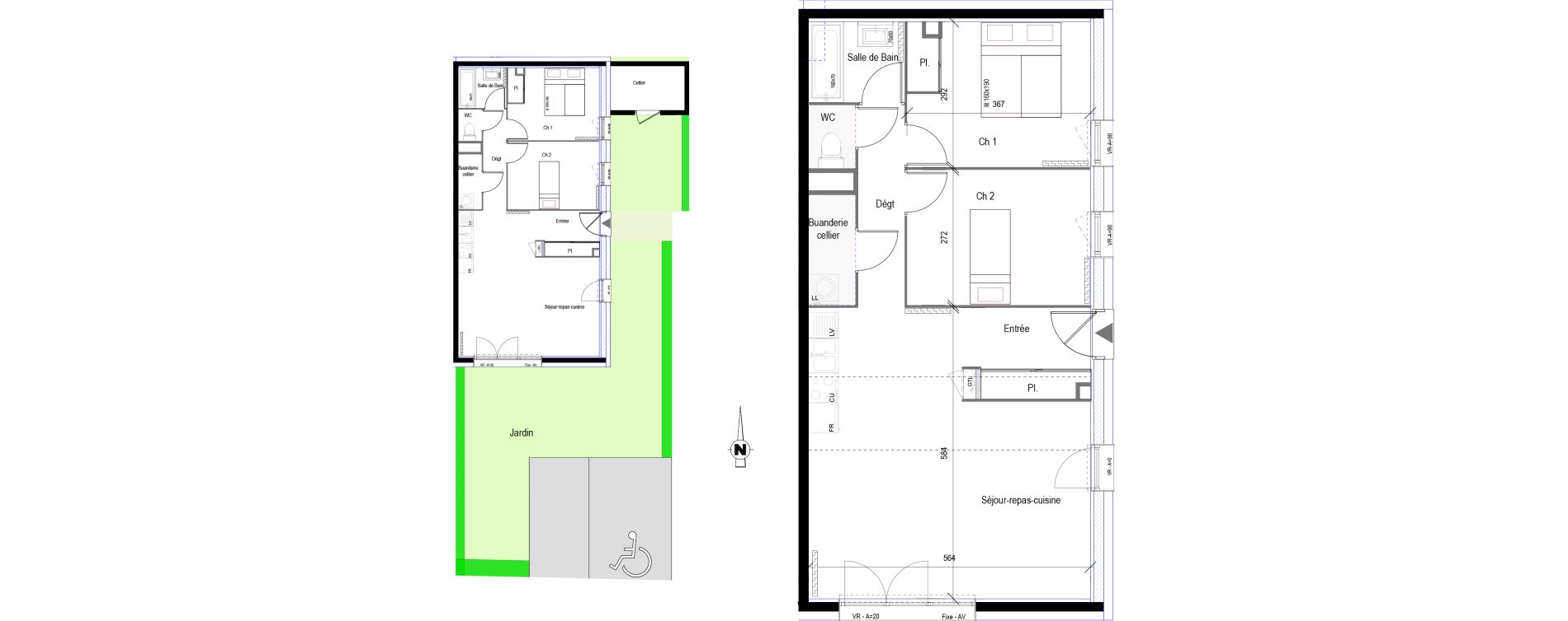 Appartement T3 de 63,25 m2 &agrave; Saint-Bonnet-En-Champsaur Centre