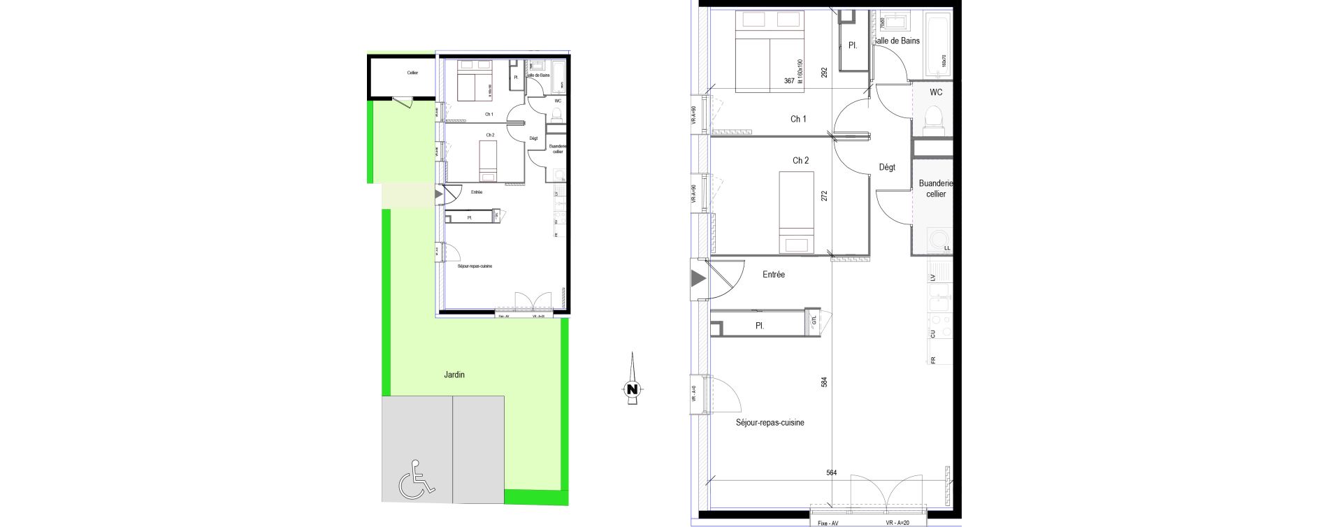 Appartement T3 de 63,25 m2 &agrave; Saint-Bonnet-En-Champsaur Centre