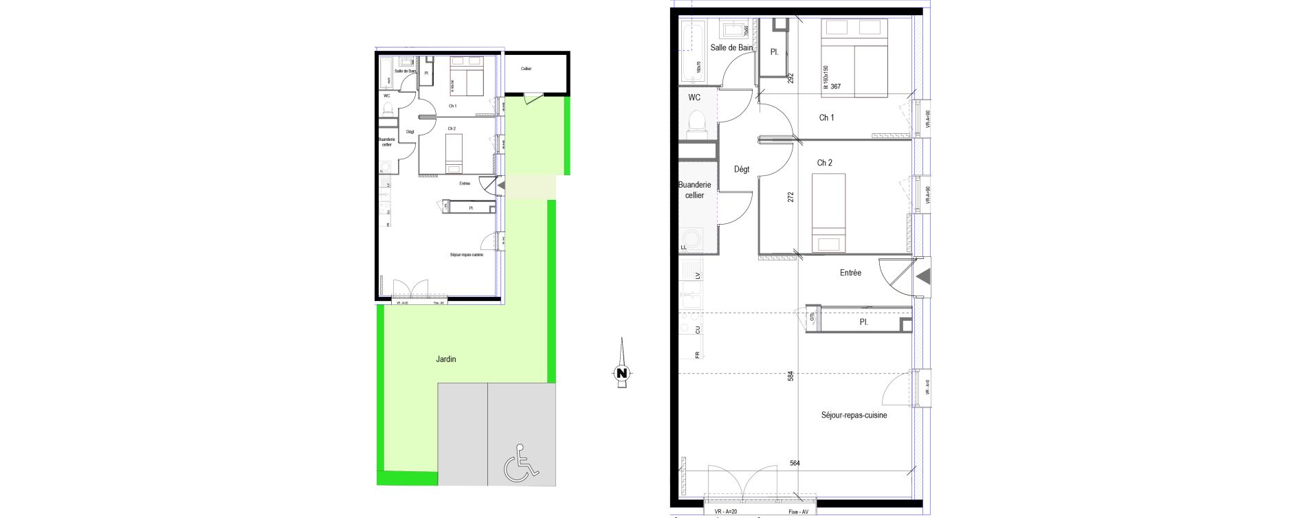 Appartement T3 de 63,25 m2 &agrave; Saint-Bonnet-En-Champsaur Centre