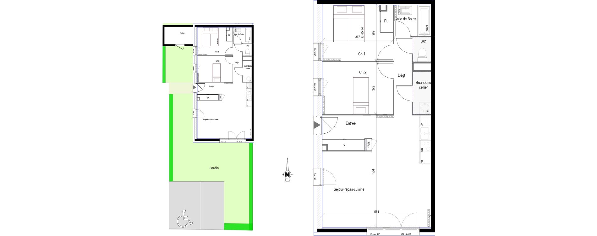 Appartement T3 de 63,25 m2 &agrave; Saint-Bonnet-En-Champsaur Centre