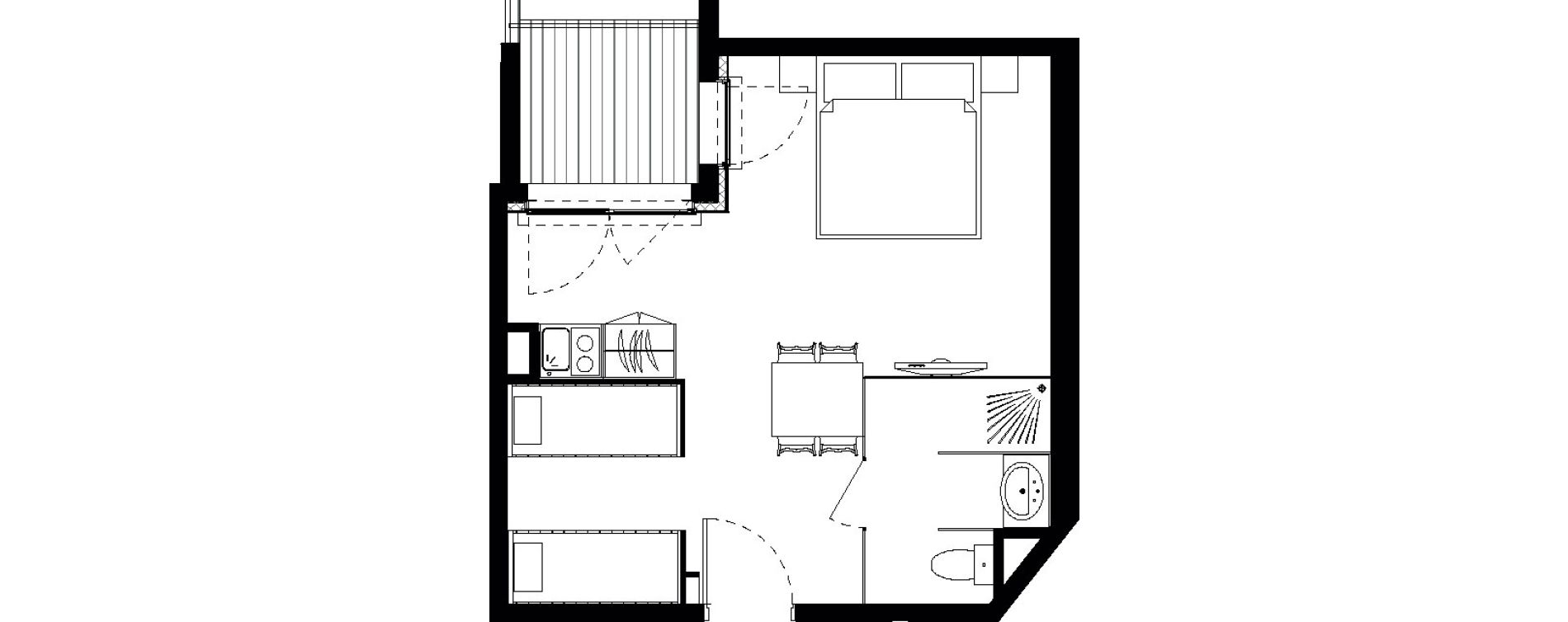 Appartement T1 de 31,50 m2 &agrave; Vars Les claux