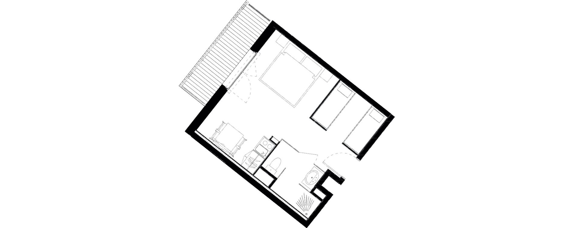 Appartement T1 de 28,35 m2 &agrave; Vars Les claux
