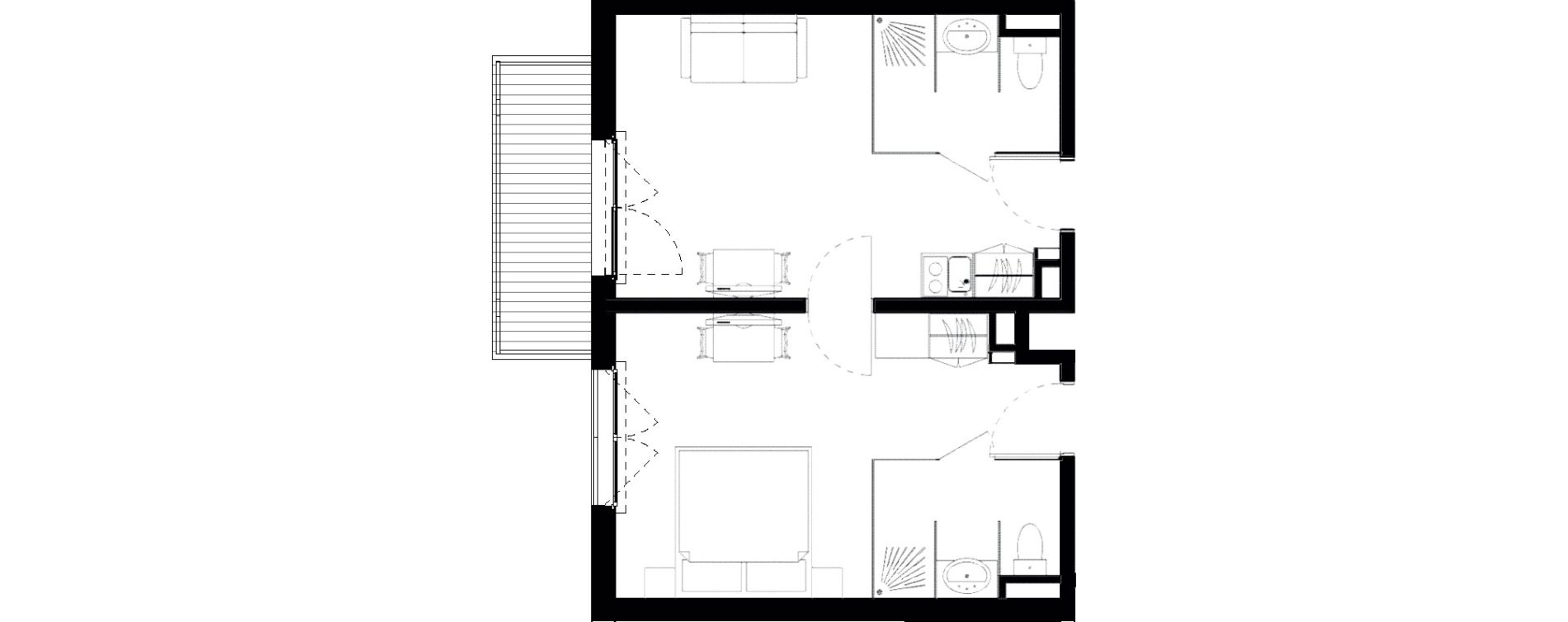 Appartement T2 de 44,21 m2 &agrave; Vars Les claux