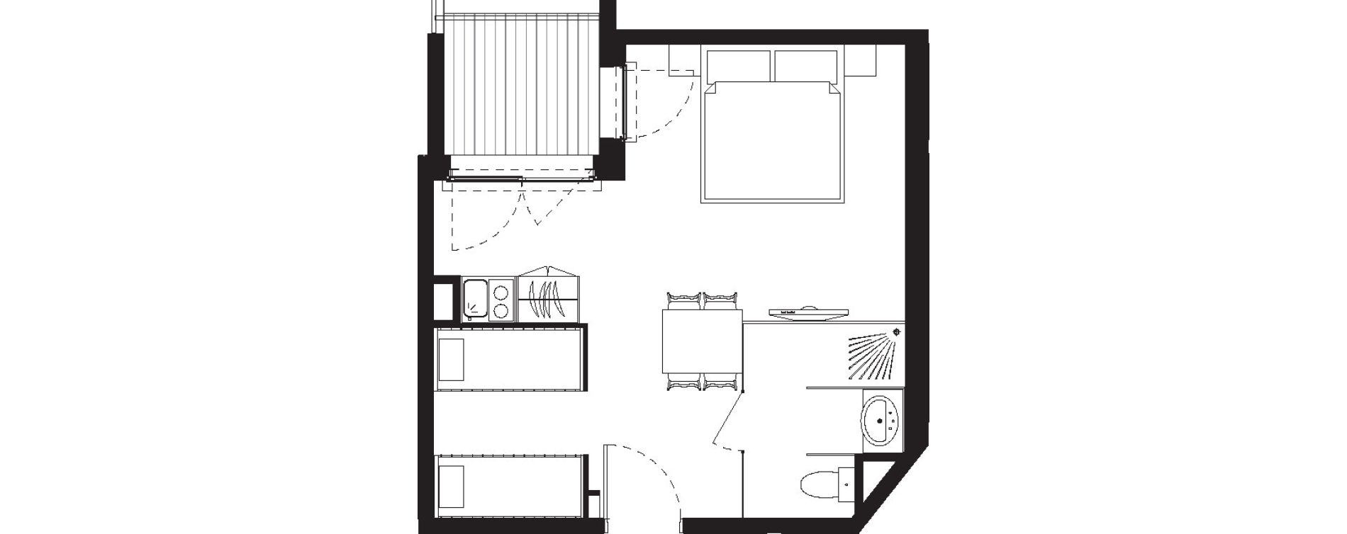 Appartement T1 de 31,50 m2 &agrave; Vars Les claux