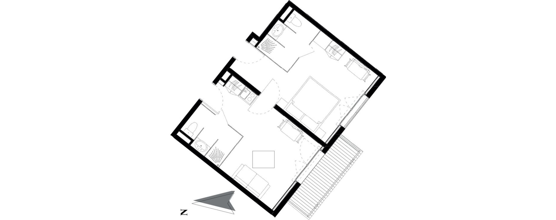 Appartement T2 de 42,53 m2 &agrave; Vars Les claux