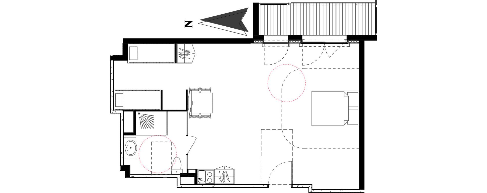 Appartement T2 de 54,39 m2 &agrave; Vars Les claux