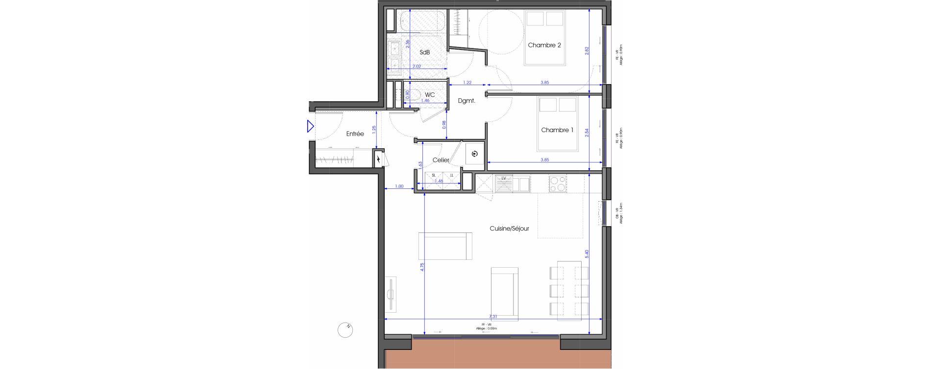 Appartement T3 de 80,78 m2 &agrave; Bormes-Les-Mimosas Centre