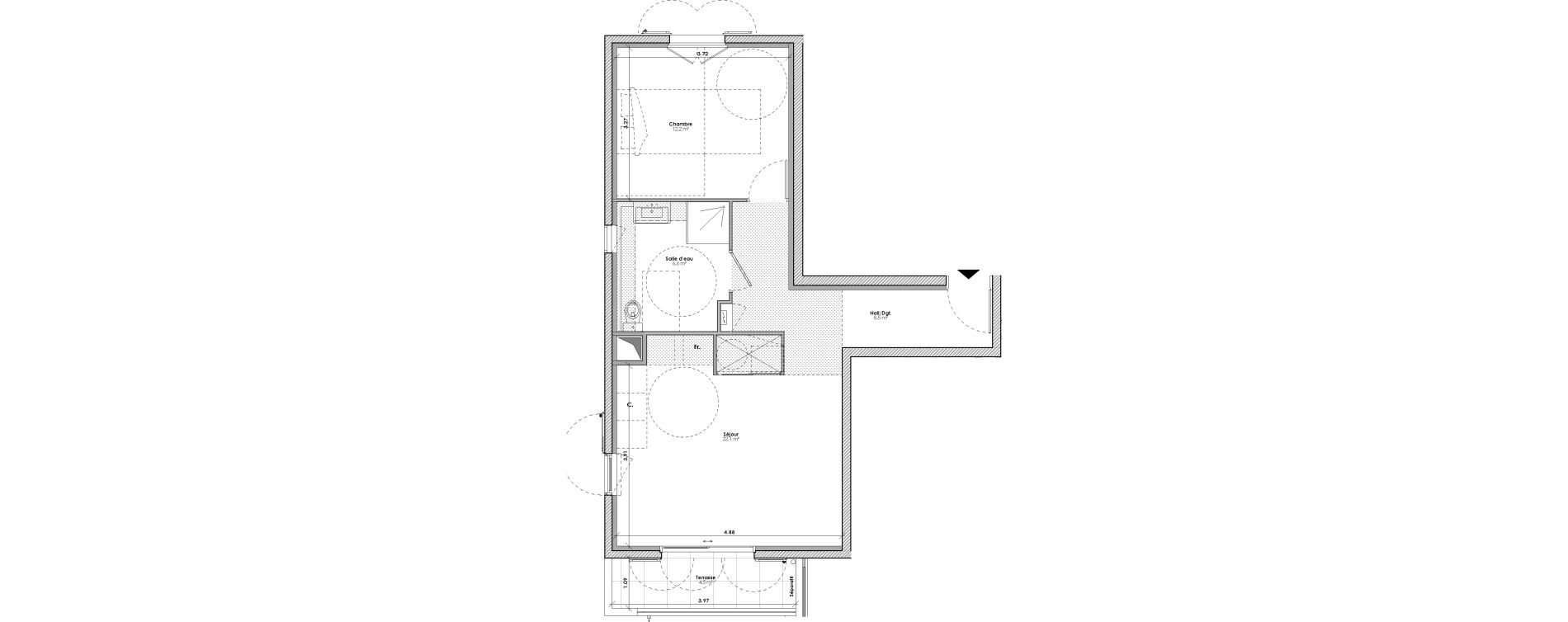 Appartement T2 de 49,40 m2 &agrave; Bormes-Les-Mimosas Bormes les mimosas le pin