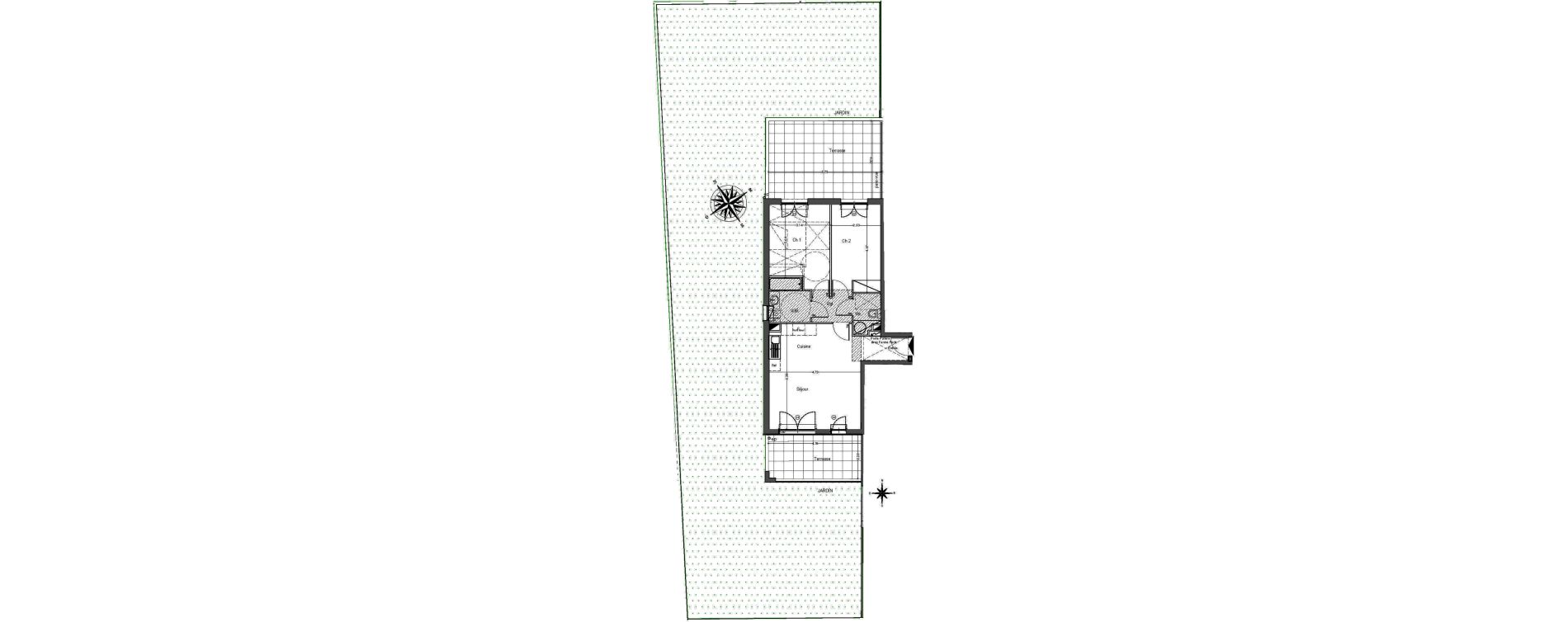 Appartement T3 de 61,90 m2 &agrave; Bormes-Les-Mimosas Centre