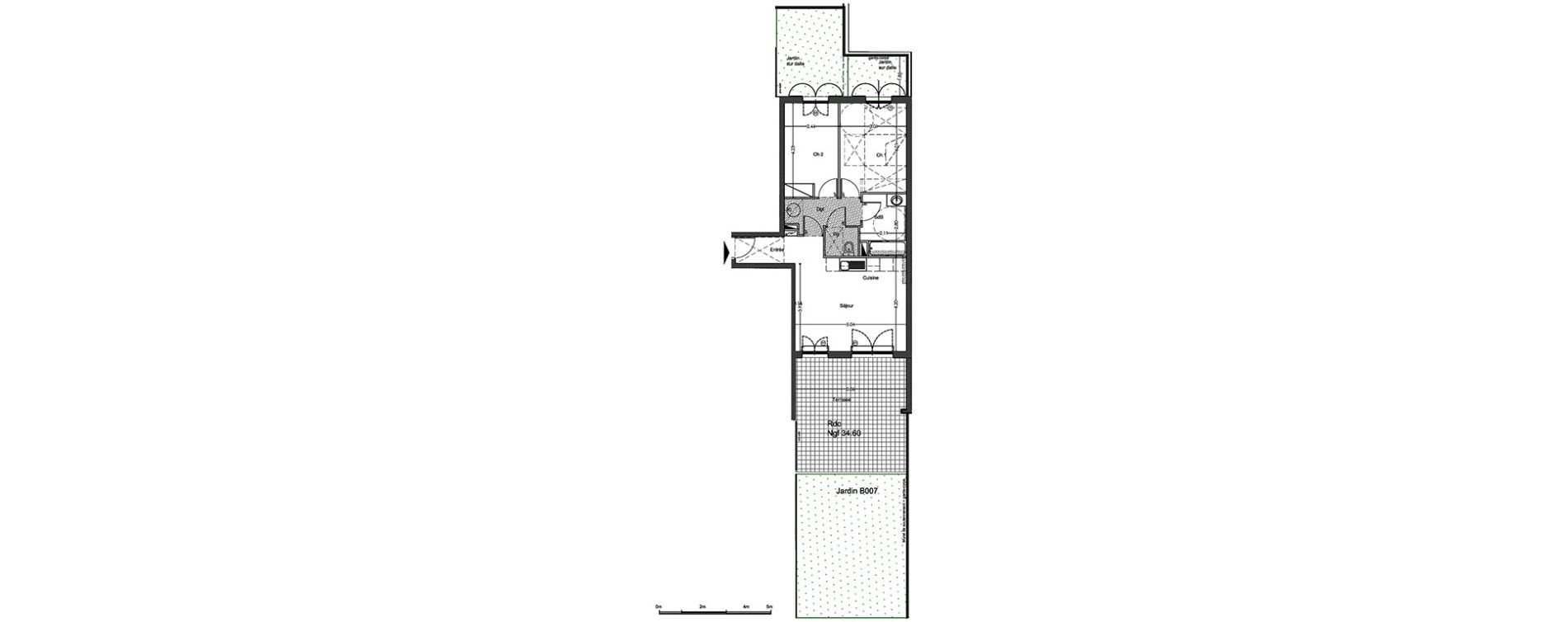 Appartement T3 de 60,25 m2 &agrave; Bormes-Les-Mimosas Centre