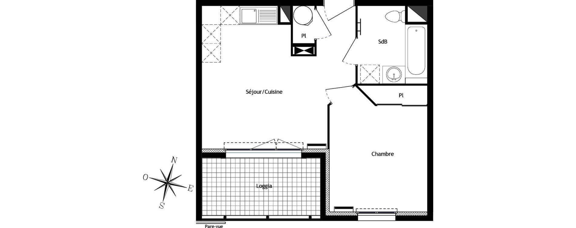 Appartement T2 de 37,33 m2 &agrave; Bormes-Les-Mimosas Centre