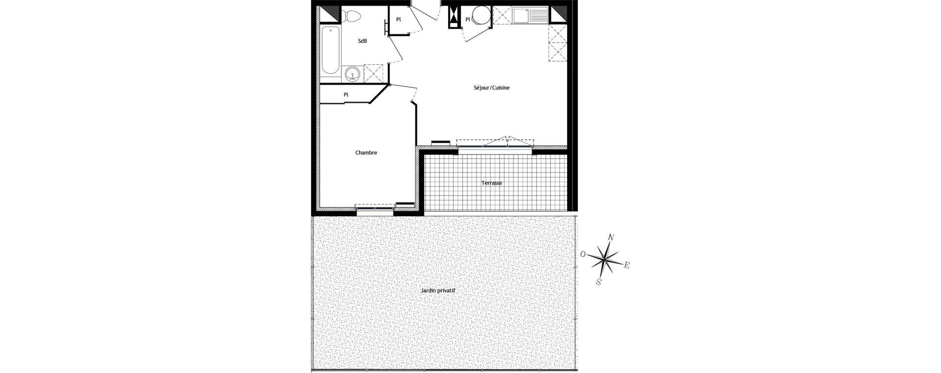 Appartement T2 de 41,19 m2 &agrave; Bormes-Les-Mimosas Centre