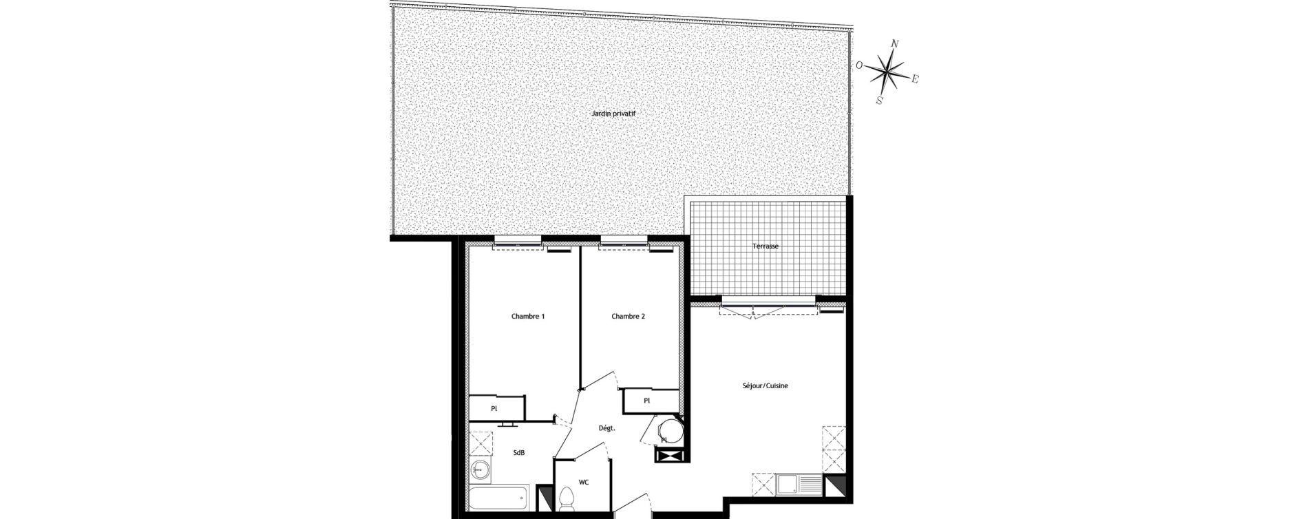 Appartement T3 de 54,78 m2 &agrave; Bormes-Les-Mimosas Centre
