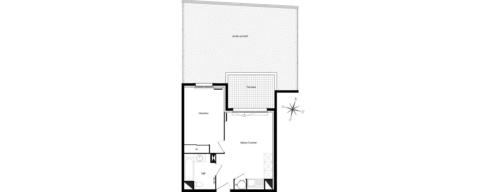 Appartement T2 de 37,88 m2 &agrave; Bormes-Les-Mimosas Centre