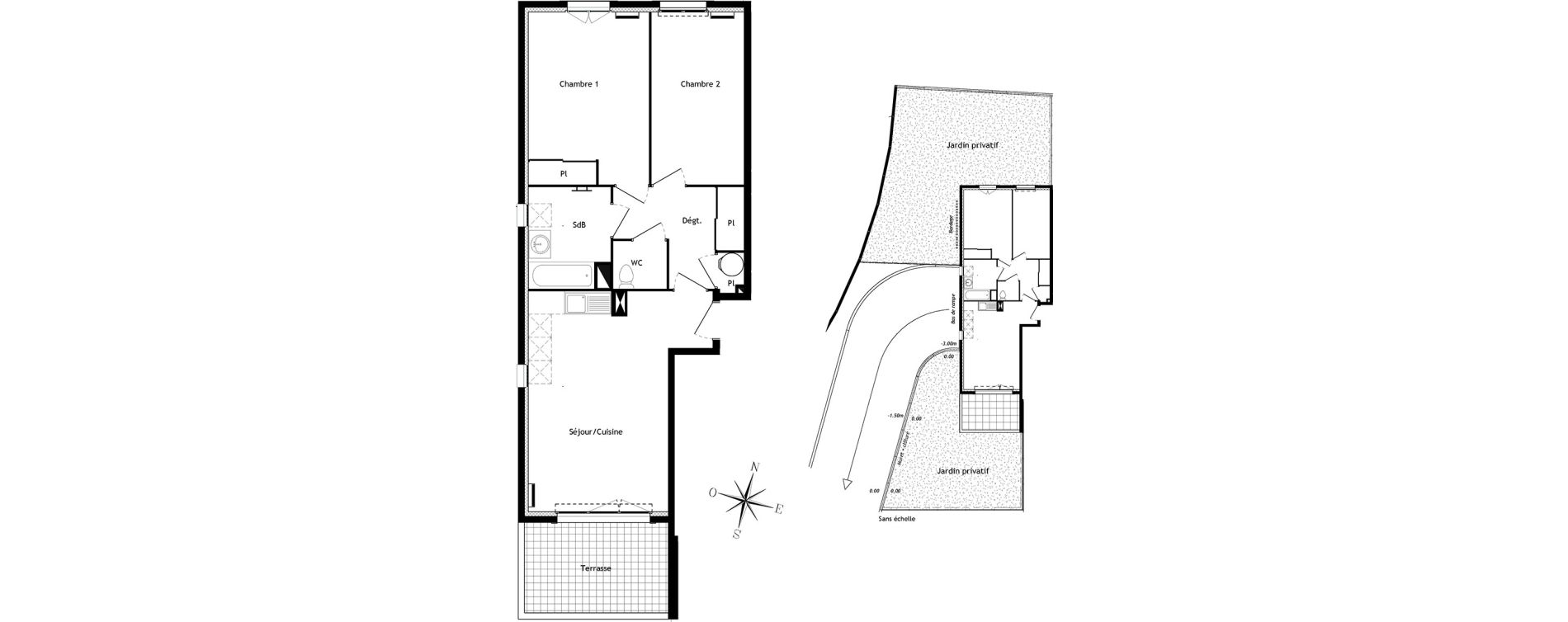 Appartement T3 de 61,01 m2 &agrave; Bormes-Les-Mimosas Centre