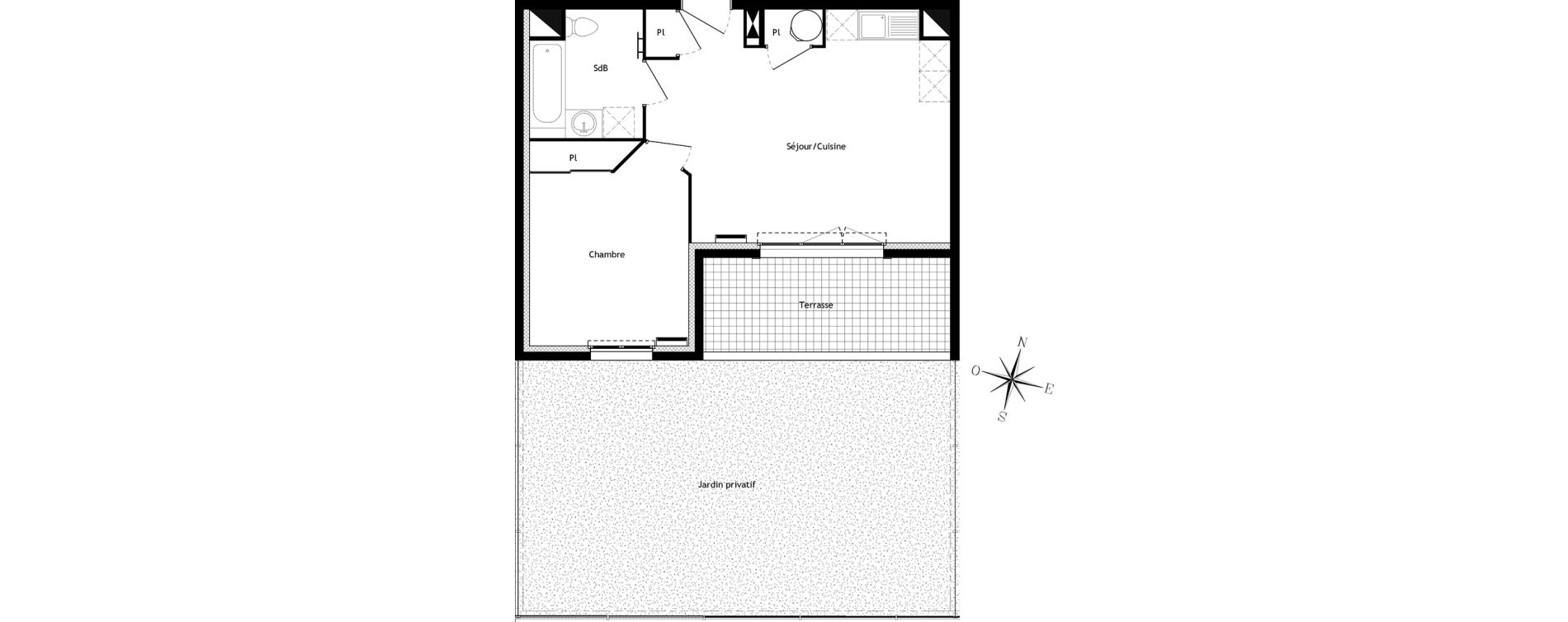 Appartement T2 de 41,06 m2 &agrave; Bormes-Les-Mimosas Centre
