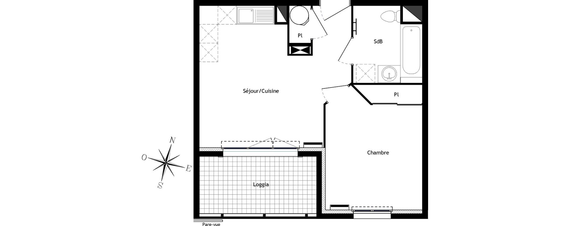 Appartement T2 de 37,33 m2 &agrave; Bormes-Les-Mimosas Centre