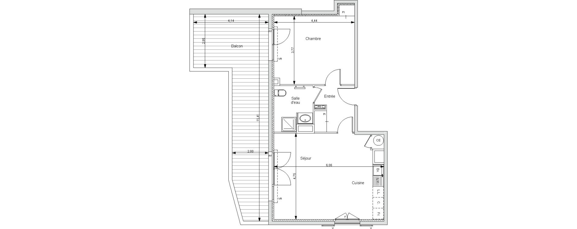 Appartement T2 de 55,75 m2 &agrave; Bormes-Les-Mimosas Bormes les mimosas le pin