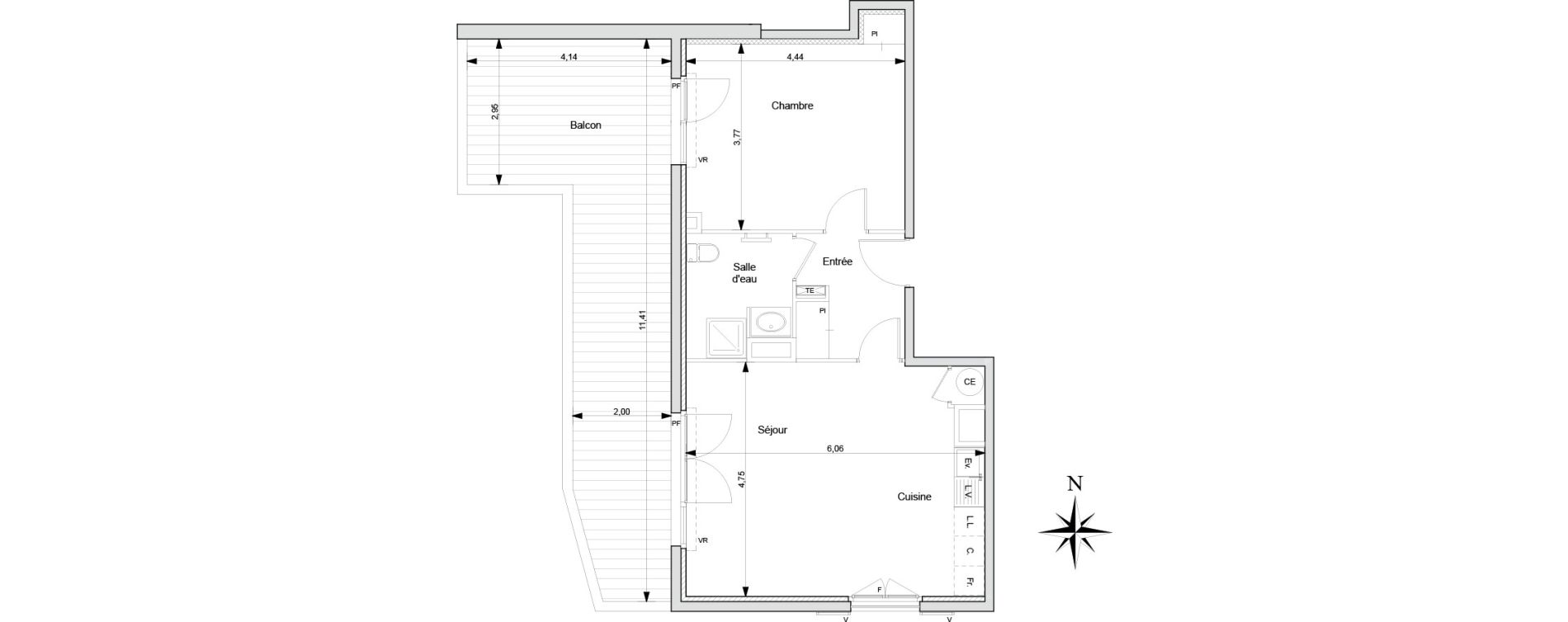Appartement T2 de 55,75 m2 &agrave; Bormes-Les-Mimosas Bormes les mimosas le pin