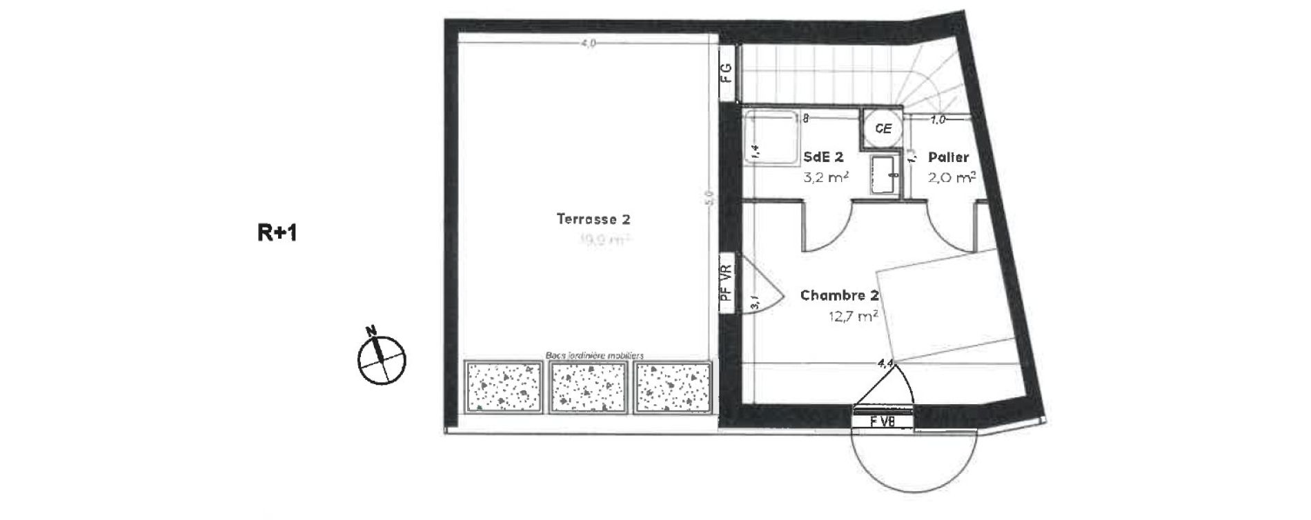 Appartement T3 de 58,40 m2 &agrave; Cavalaire-Sur-Mer Centre
