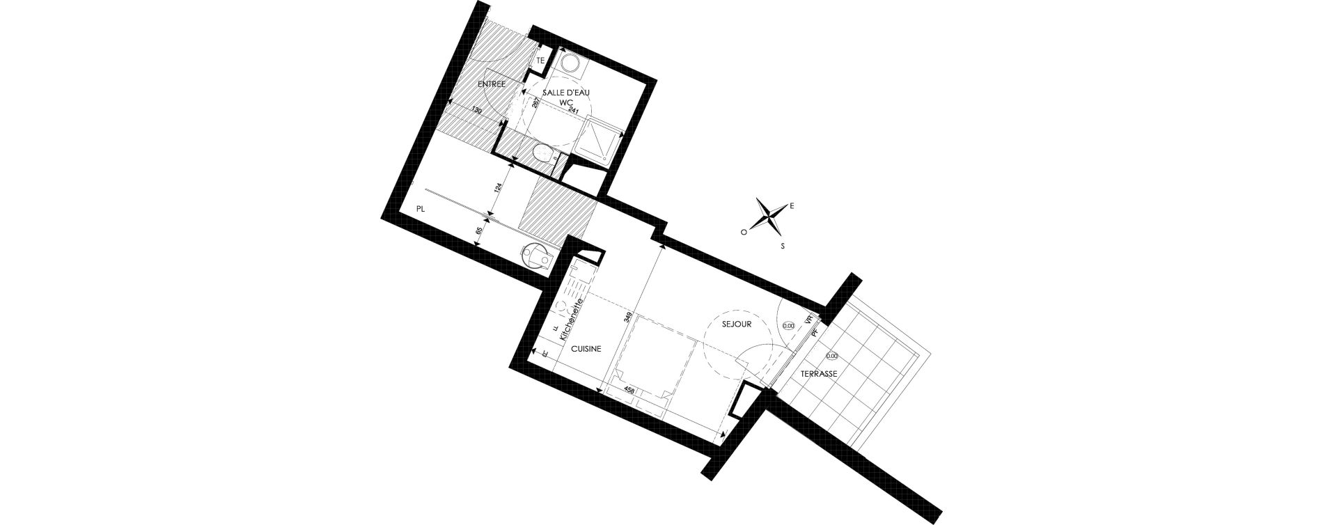 Appartement T1 de 33,60 m2 &agrave; Cogolin Centre