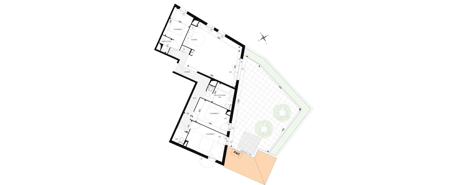 Appartement T4 de 84,63 m2 &agrave; Cogolin Centre