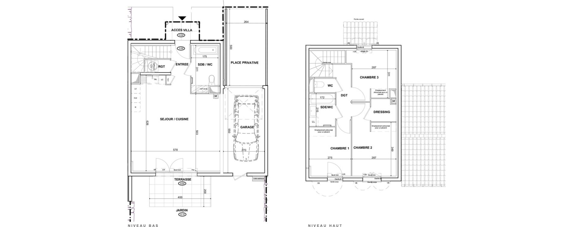 Villa T4 de 82,87 m2 &agrave; Cogolin Centre