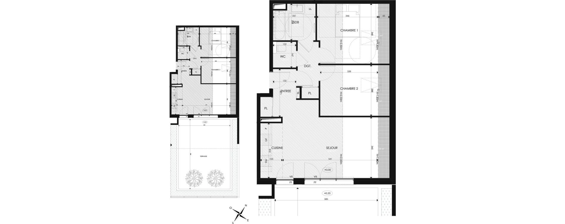 Appartement T3 de 59,77 m2 &agrave; Draguignan Pierre de la f&eacute;e - morgay