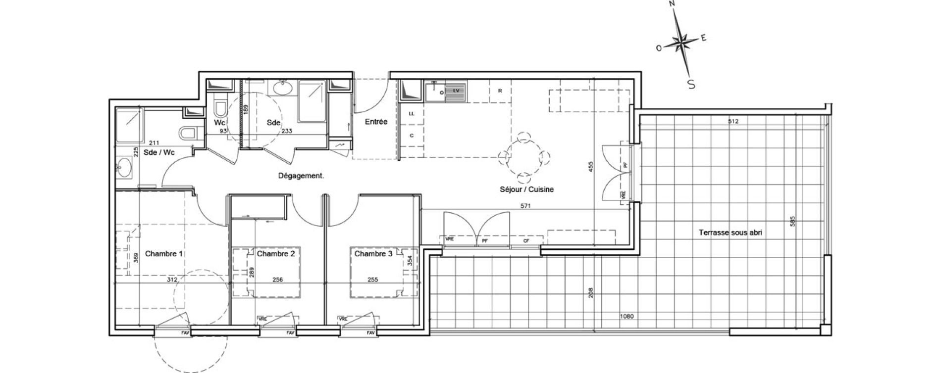 Appartement T4 de 77,50 m2 &agrave; Draguignan Collettes
