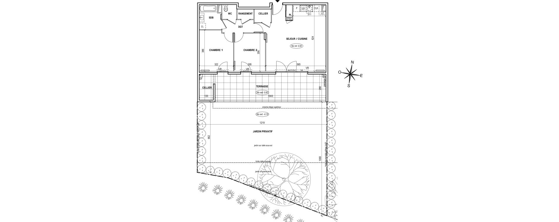 Appartement T3 de 70,92 m2 &agrave; Fr&eacute;jus Centre