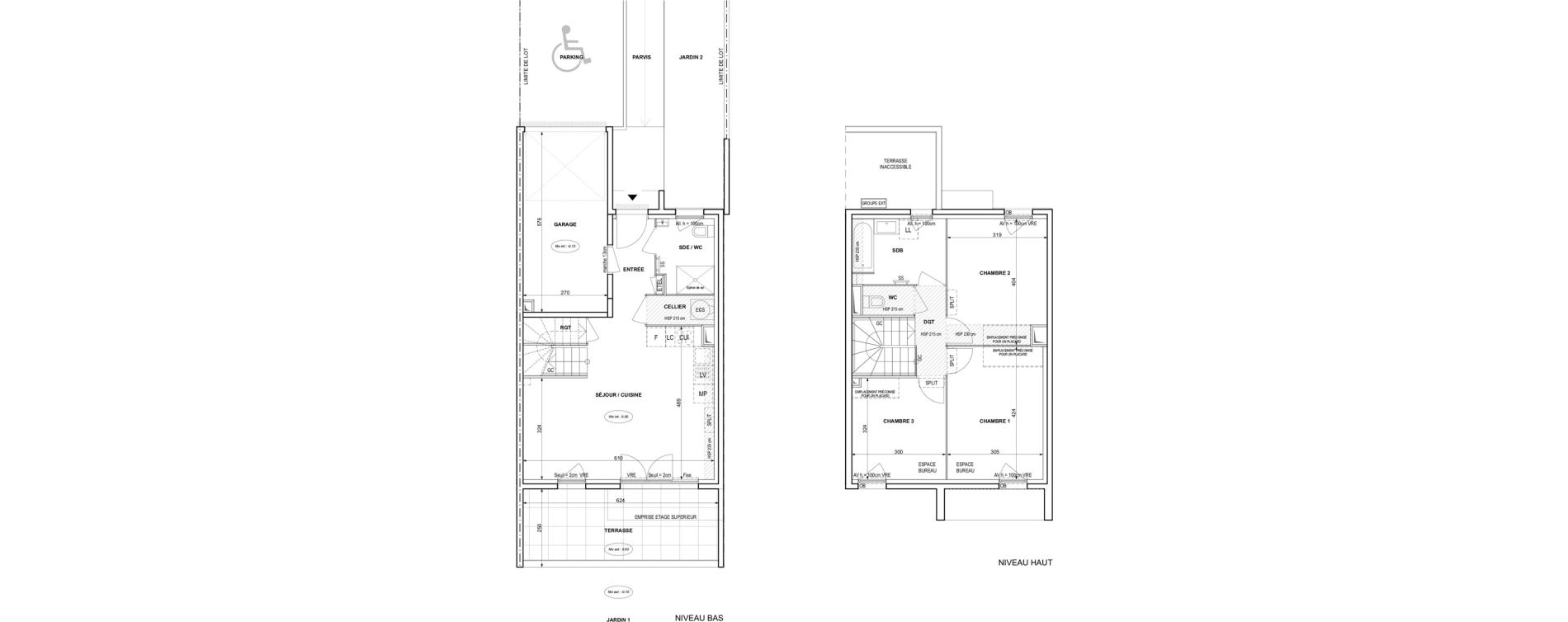 Villa T4 de 83,50 m2 &agrave; Fr&eacute;jus Reyran