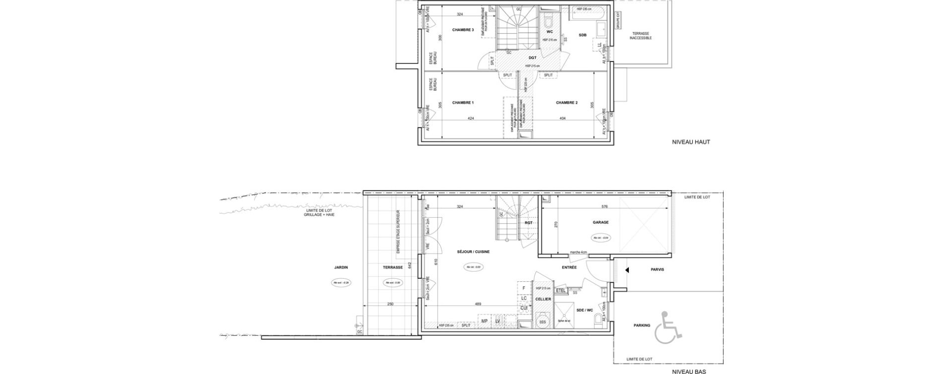 Villa T4 de 83,03 m2 &agrave; Fr&eacute;jus Reyran