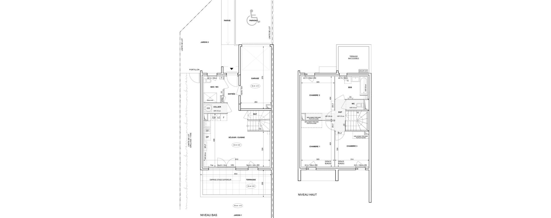 Villa T4 de 83,44 m2 &agrave; Fr&eacute;jus Reyran