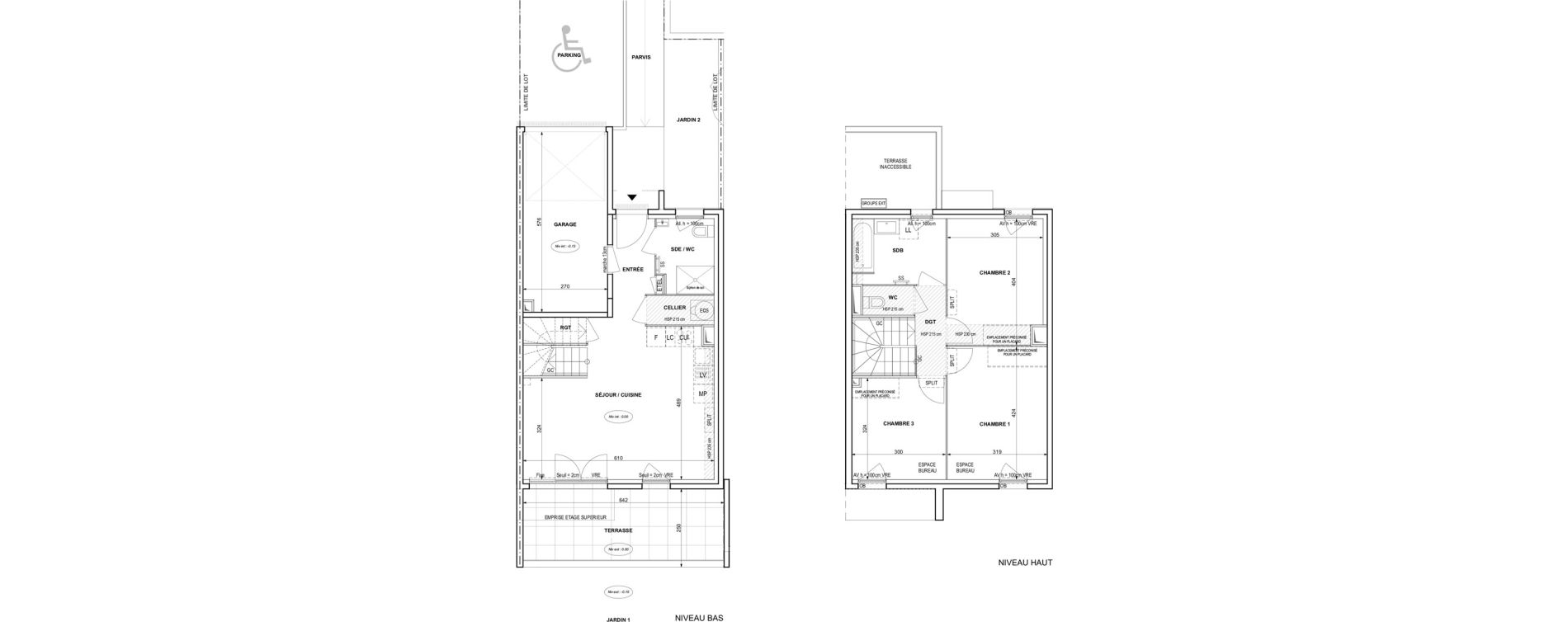 Villa T4 de 83,62 m2 &agrave; Fr&eacute;jus Reyran