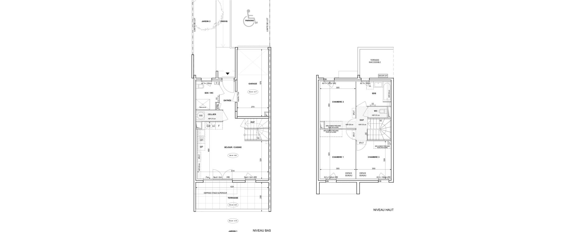 Villa T4 de 83,50 m2 &agrave; Fr&eacute;jus Reyran