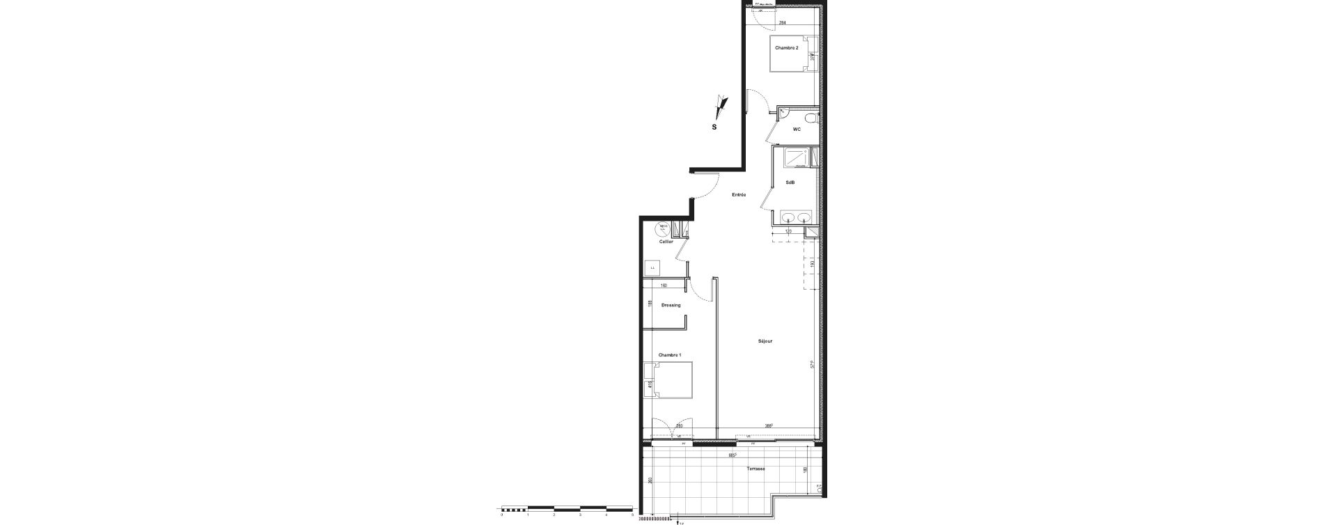 Appartement T3 de 80,33 m2 &agrave; Fr&eacute;jus Plage
