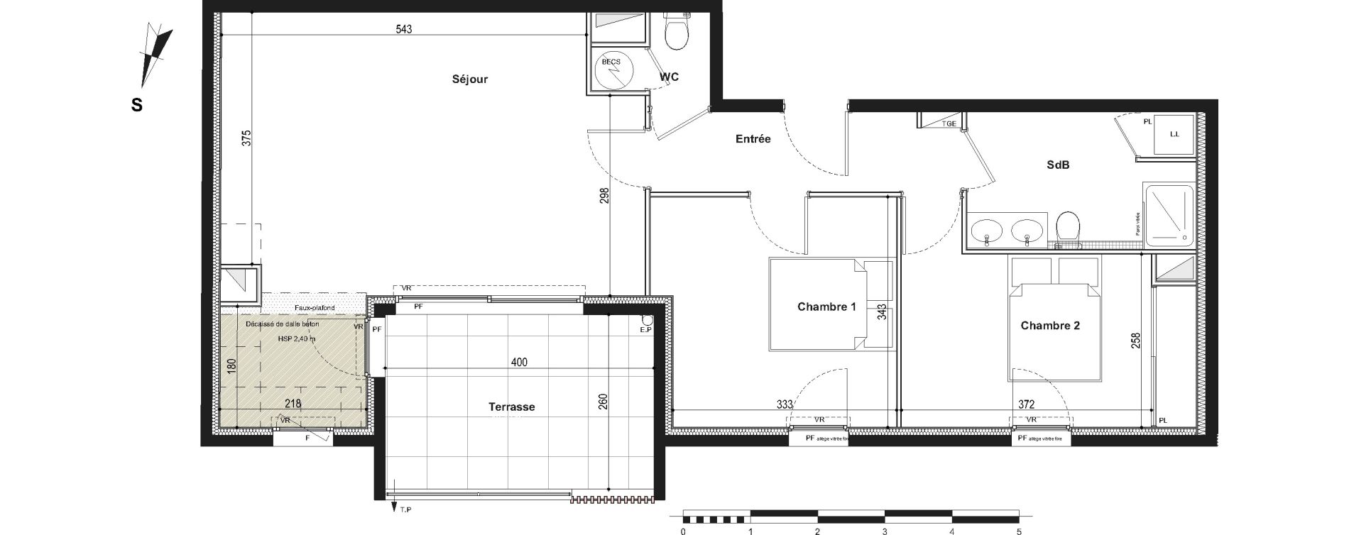 Appartement T3 de 67,30 m2 &agrave; Fr&eacute;jus Plage