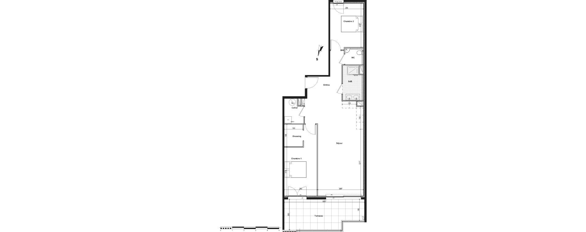 Appartement T3 de 80,33 m2 &agrave; Fr&eacute;jus Plage